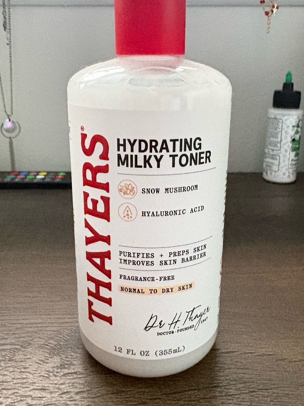 Thayers Hydrating Milky Toner - White Bottle with Red Cap